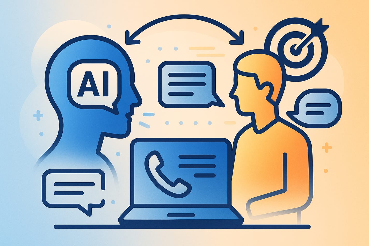 AI-assisted sales training for medical clinics