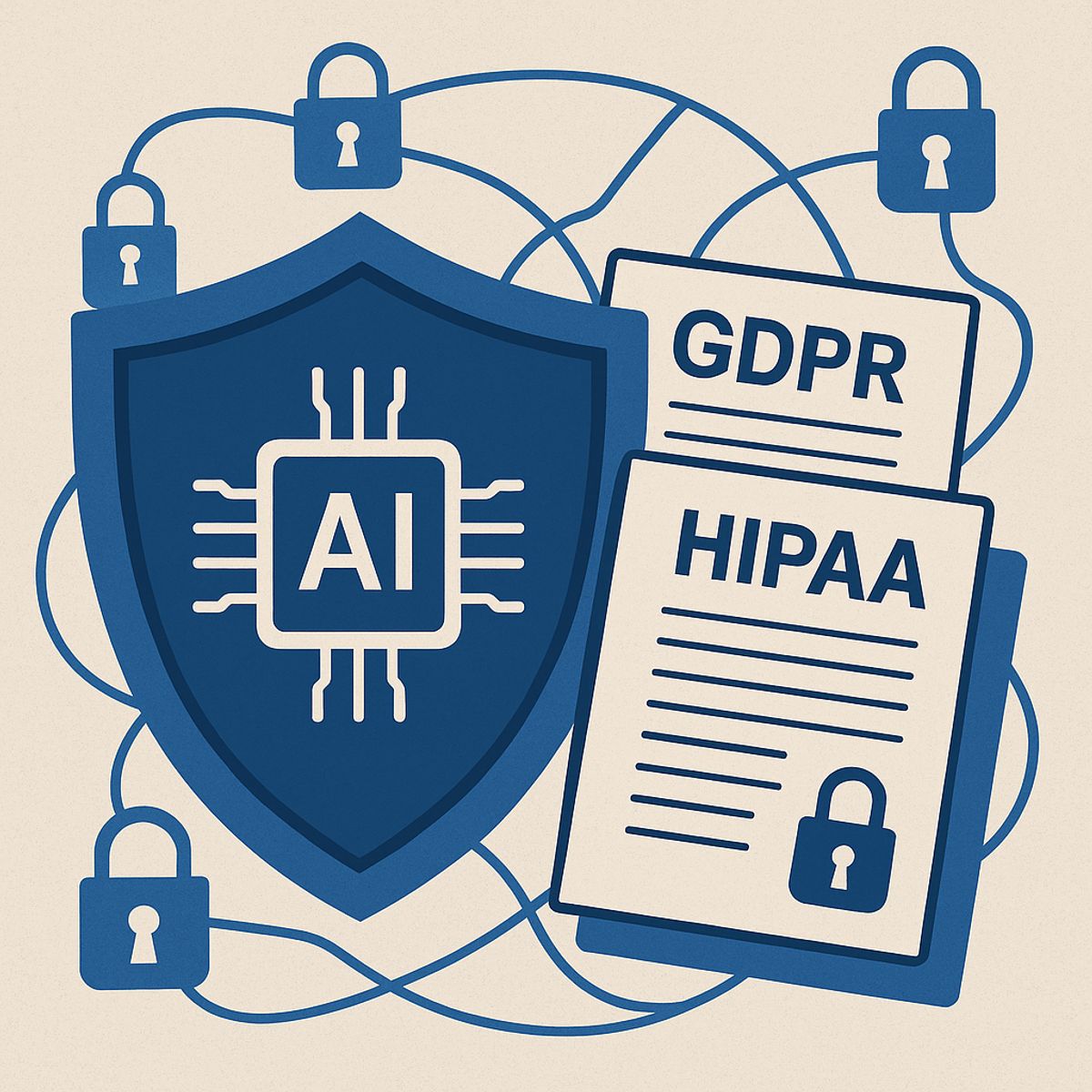 AI in healthcare compliance - navigating GDPR and HIPAA regulations