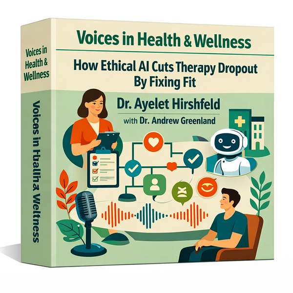 Episode 99 - How Ethical AI Cuts Therapy Dropout By Fixing Fit with Dr Ayelet Hirshfeld